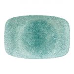 Churchill Raku Oblong Chef Plates Jade Green 199 x 300mm (6 Pack)
