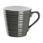 Olympia Cafe Aroma Mug Charcoal - 340ml 11.5fl oz (Box 6) (Pack of 6)