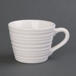 Olympia Cafe Aroma Mug White - 230ml 8fl oz (Box 6) (Pack of 6)