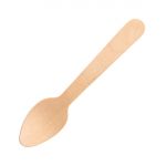 Fiesta Compostable Wooden Teaspoons (Pack of 100)