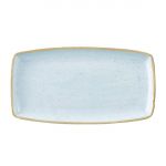 Churchill Stonecast Rectangular Plate Duck Egg Blue 210mm (Pack of 6)