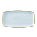 Churchill Stonecast Rectangular Plate Duck Egg Blue 210mm (Pack of 6)