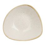 Churchill Stonecast Triangle Bowl Barley White 228mm (Pack of 12)