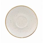 Churchill Stonecast Round Cappuccino Saucers Barley White 156mm (Pack of 12)