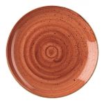 Churchill Stonecast Round Coupe Plate Spiced Orange 185mm (12 Pack)