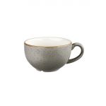 Churchill Stonecast Round Cappuccino Cup Peppercorn Grey 12oz (Pack of 12)