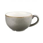 Churchill Stonecast Cappuccino Cup Peppercorn Grey 8oz (12 Pack)