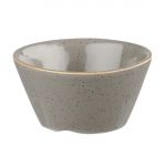 Churchill Stonecast X Squared Sauce Dish Peppercorn Grey 3oz (Pack of 12)