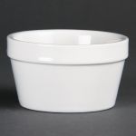 Olympia Whiteware Mediterranean Ramekins White 95mm (Pack of 6)