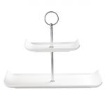 Churchill 2 Tier Rectangular Plate Tower 300mm (2 Pack)