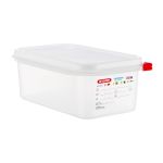 Araven Polypropylene 1/4 Gastronorm Food Containers 2.8Ltr (4 pack)