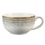 Churchill Studio Prints Homespun Stone Grey Cappuccino Cup 227ml 8oz (Pack of 12)