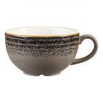 Churchill Studio Prints Homespun Charcoal Black Cappuccino Cup 227ml 8oz (Pack of 12)