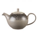 Churchill Studio Prints Homespun Charcoal Black Teapot 426ml (Pack of 4)