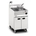 Lincat Opus 800 Single Tank Twin Basket Free Standing Electric Filtration Fryer OE8108/OP