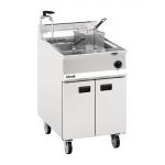 Lincat Opus 800 Single Tank Twin Basket Free Standing Gas Filtration Fryer OG8107/OP