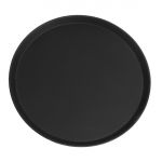 Cambro Camtread Fibreglass Round Non-Slip Tray Black