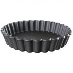 Matfer Bourgeat Exoglass Round Fluted Tartlet Mould 110mm (12 pack)