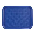 Olympia Kristallon Polypropylene Fast Food Tray Blue