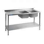 Holmes Fully Assembled Stainless Steel Sink Left Hand Drainer