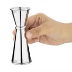 Olympia Banded Jigger Chrome 25ml/50ml