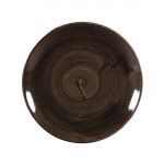 Churchill Stonecast Patina Coupe Plates Black 288mm (12 Pack)