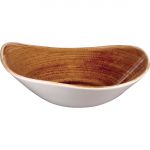 Churchill Stonecast Patina Triangular Bowls Vintage Copper 235mm (12 Pack)