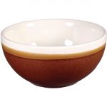 Churchill Monochrome Soup Bowl Cinnamon Brown 455ml (12 Pack)