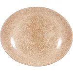Churchill Studio Prints Raku Oval Coupe Plate Garnet Orange 270mm (12 Pack)