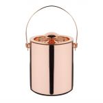 Olympia Double Walled Ice Bucket with Lid 1Ltr Copper