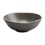 Olympia Chia Deep Bowls Charcoal 210mm (Pack of 6)