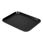 Cambro EpicTread Fibreglass Rectangular Non-Slip Tray Black 350mm