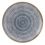Churchill Studio Prints Homespun Coupe Plates Slate Blue 288mm (12 Pack)