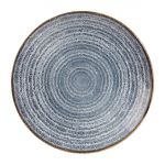 Churchill Studio Prints Homespun Coupe Plates Slate Blue 217mm (Pack of 12)