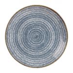 Churchill Studio Prints Homespun Coupe Plates Slate Blue 165mm (Pack of 12)