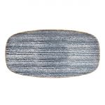 Churchill Studio Prints Homespun Rectangular Plates Slate Blue 298mm (Pack of 12)