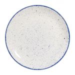 Churchill Stonecast Hints Coupe Plates Indigo Blue 217mm (12 Pack)