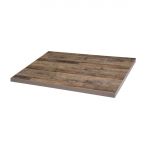 Bolero Pre-Drilled Rectangular Table Top Urban Dark 1100(W) x 700(D)mm