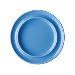 Olympia Heritage Raised Rim Plates Blue 203mm (4 pack)