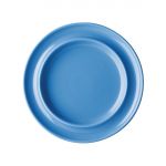 Olympia Heritage Raised Rim Plates Blue 203mm (Pack of 4)