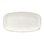 Churchill Stonecast Rectangular Plates Barley White 189 x 355mm (Pack of 6)