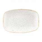 Churchill Stonecast Rectangular Plates Barley White 157 x 237mm (Pack of 12)