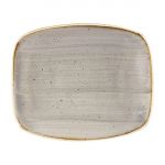Churchill Stonecast Rectangular Plates Barley White 126 x 154mm (Pack of 12)