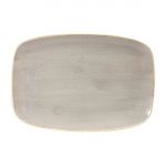Churchill Stonecast Rectangular Plates Peppercorn Grey 199 x 300mm (Pack of 6)