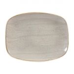 Churchill Stonecast Rectangular Plates Peppercorn Grey 202 x 261mm (Pack of 12)