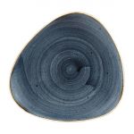 Churchill Stonecast Triangular Plates Blueberry 192mm (Pack of 12)