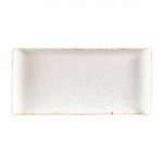 Churchill Stonecast Rectangular Plates Barley White 145 x 300mm (Pack of 6)