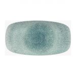 Churchill Studio Prints Raku Rectangular Plates Jade Green 189 x 355mm (Pack of 6)