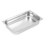 Vogue Heavy Duty Stainless Steel 1/1 Gastronorm Tray 100mm