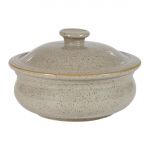 Churchill Stonecast Lidded Stew Pots Peppercorn Grey 430ml (6 Pack)